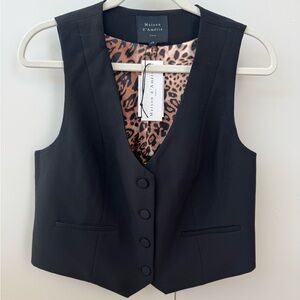 NWT Black Women's Vest
